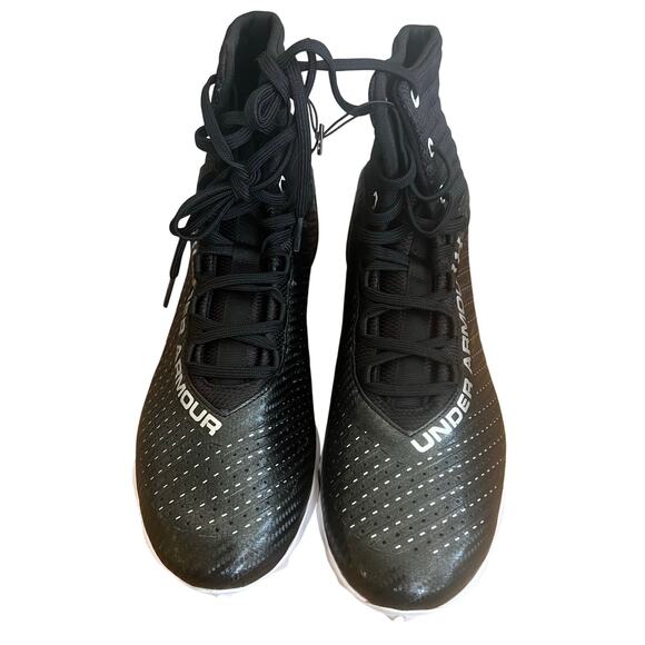 Under Armour UA Highlight Franchise RM 2.0 Men's 11 Football Cleats Whi & Black - Picture 1 of 3
